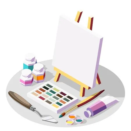 Illustration isométrique Studyo Lab, le serious game sur mesure